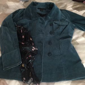 Gorgeous Teal velvet jacket